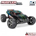 TRAXXAS - RUSTLER 4x2 VERT 1/10 VXL BRUSHLESS TSM - SANS AQ/CH 37076-4-GRN