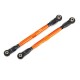 TRAXXAS - TOE LINKS FRONT TUBES ORANGE-ANODIZED 6061-T6 ALUMINUM (2) (FOR USE WITH 8995 WIDEMAXX SUSPENSION KIT) 8997A