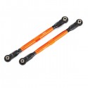 TRAXXAS - BIELLETTES LARGE ALU ANODISEES ORANGE - MAXX 8997A