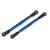 TRAXXAS - TOE LINKS FRONT TUBES BLUE-ANODIZED 6061-T6 ALUMINUM (2) (FOR USE WITH 8995 WIDEMAXX SUSPENSION KIT) 8997X