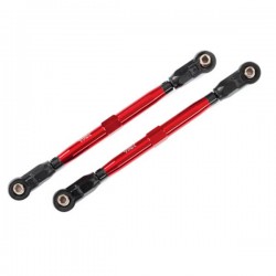 TRAXXAS - BIELLETTES LARGE ALU ANODISEES ROUGE - MAXX 8997R