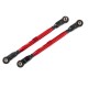 TRAXXAS - BIELLETTES LARGE ALU ANODISEES ROUGE - MAXX 8997R