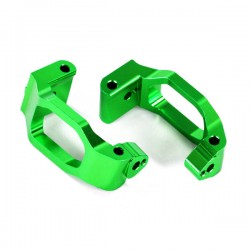 TRAXXAS - CASTER BLOCKS (C-HUBS) 6061-T6 ALUMINUM GREEN-ANODIZED LEFT & RIGHT 8932G