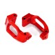 TRAXXAS - CASTER BLOCKS (C-HUBS) 6061-T6 ALUMINUM RED-ANODIZED LEFT & RIGHT 8932R