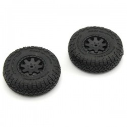 KYOSHO - PNEUS MONTES-COLLES (2) TOYOTA 4RUNNER Mini-Z 4X4 MX01 MXTH001