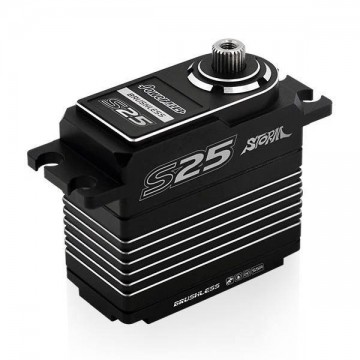 POWER HD - SERVO S25 BRUSHLESS BOITIER ALU SSR HV (25KG/0.06SEC) ON-ROAD HD-S25