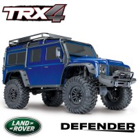 TRAXXAS - TRX-4 LAND ROVER DEFENDER BLEU RTR 82056-4-BLUE