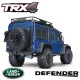 TRAXXAS - COMBO TRX-4 LAND ROVER DEFENDER BLEU RTR AVEC BATTERIES & CHARGEUR COMBO-82056-4-BLUE
