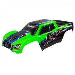 TRAXXAS - CARROSSERIE X-MAXX VERTE PEINTE ET DECOREE 7811G