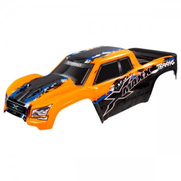 TRAXXAS - CARROSSERIE X-MAXX ORANGE PEINTE ET DECOREE 7811