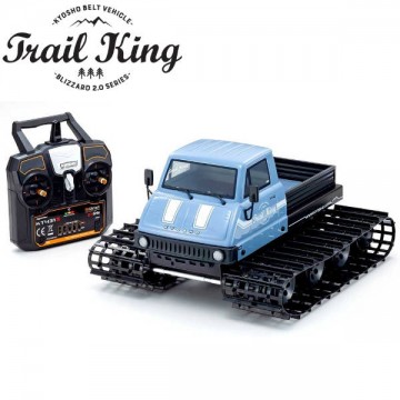 KYOSHO - TRAIL KING 1:12 READYSET EP BELT VEHICLE (KT431S) - T2 BLUE 34903T2B