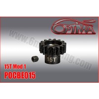 6MIK - PINION GEAR M1 15D 1/8 OPTIMA POCBE015