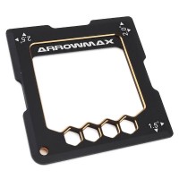 ARROWMAX - QUICK CAMBER GAUGE FOR 1/10TH 1.5,2,2.5 DEGRÉS BLACK GOLDEN AM171006