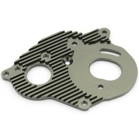 KYOSHO - CNC MOTOR PLATE ULTIMA - GUN METAL UTW001