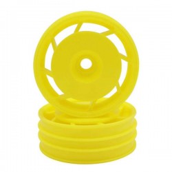 KYOSHO - 8D FRONT WHEEL 50MM YELLOW (2) ULTIMA UTH001Y