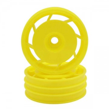 KYOSHO - 8D FRONT WHEEL 50MM YELLOW (2) ULTIMA UTH001Y