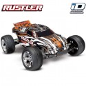 TRAXXAS - RUSTLER - 4x2 - ORANGE - 1/10 BRUSHED TQ 2.4GHZ - iD W/O BATTERY & CHARGER 37054-4-ORNG