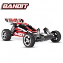 TRAXXAS - BANDIT - 4x2 - RED - 1/10 BRUSHED TQ 2.4GHZ - iD W/O BATTERY & CHARGER 24054-4-RED