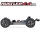 TRAXXAS - COMBO RUSTLER 4x4 BLEU 1/10 VXL BRUSHLESS TSM - AVEC AQ/CH COMBO-67076-4-BLUE