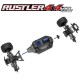 TRAXXAS - COMBO RUSTLER 4x4 BLEU 1/10 VXL BRUSHLESS TSM - AVEC AQ/CH COMBO-67076-4-BLUE