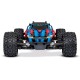 TRAXXAS - COMBO RUSTLER 4x4 BLEU 1/10 VXL BRUSHLESS TSM - AVEC AQ/CH COMBO-67076-4-BLUE