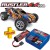 TRAXXAS - COMBO RUSTLER 4x4 ORANGE 1/10 VXL BRUSHLESS TSM - AVEC AQ/CH COMBO-67076-4-ORNG