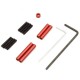 KYOSHO - ALUMINIUM RED ANODIZED LINK ROD SET MINI-Z 4X4 MX01- WB 110MM MXW001R