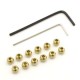 KYOSHO - BRASS BALL 4.8MM Mini-Z 4X4 MX01 (12) MXW007