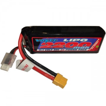 VOLTZ - BATTERIE LIPO 2200MAH 3S 11.1V 30C XT60 VZ0422003SXT60