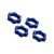 TRAXXAS - WHEEL NUTS SPLINED ALUMINUM 17MM (BLUE-ANODIZED) (4) 7758
