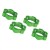 TRAXXAS - WHEEL NUTS SPLINED ALUMINUM 17MM (GREEN-ANODIZED) (4) 7758G