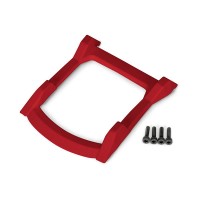 TRAXXAS - SKID PLATE ROOF (BODY) RED / 3X12MM CS (4) 6728R