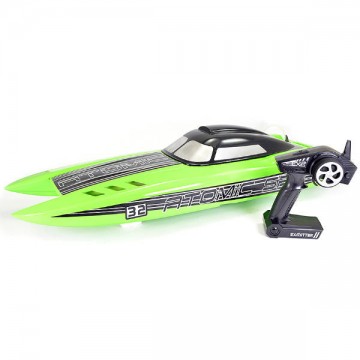 VOLANTEX - ATOMIC SR85 BRUSHLESS BOAT (NO BATT)- GREEN V798-3