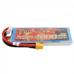 GENS ACE - BATTERIE LIPO 2S 7.4V-4000-30C (XT60) GE1-4000-2X