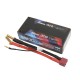 GENS ACE - BATTERIE LIPO 2S-7.6V-100C-5500 (5MM) SHORTY GE4-5500H-2T5S