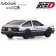 KYOSHO - A.S.C. Mini-Z TOYOTA TRUENO AE86 Initial-D WHITE (MA020) MZP423W