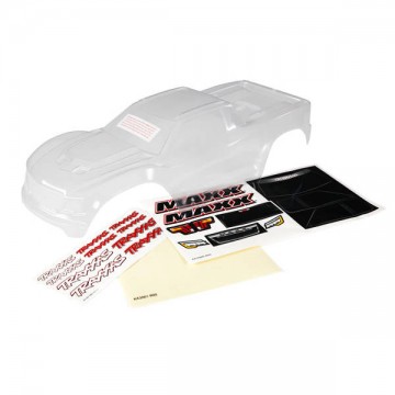 TRAXXAS - CARROSSERIE MAXX TRANSPARENT + AUTOCOLLANTS 8911