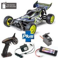 TAMIYA - COMBO TT-02B BUGGY PLASMA EDGE II GUN METAL 47446L