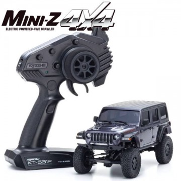 KYOSHO - MINI-Z 4X4 MX-01 JEEP WRANGLER RUBICON GRANITE METALLIC (KT531P) 32521GM