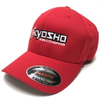 KYOSHO - CASQUETTE KYOSHO FLEXFIT L/XL - ROUGE 88001R