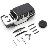 KYOSHO - CARROSSERIE JEEP WRANGLER RUBICON BLANC MINI-Z 4X4 MX01 MXB01W