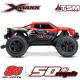 TRAXXAS - COMBO X-MAXX RED X 8S 4WD BRUSHLESS RTR MONSTER TRUCK W/2.4GHZ TQI RADIO & TSM COMBO-77086-4-REDX