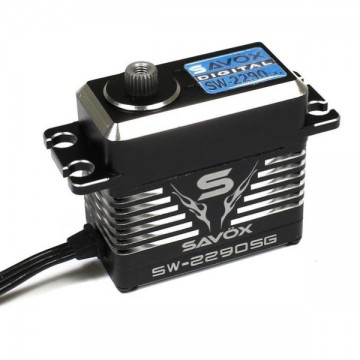 SAVOX - MONSTER TORQUE BRUSHLESS SERVO BLACK EDITION WATERPROOF 0.11SEC / 70KG @ 8.4V SW-2290SG