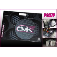 6MIK - STAND BOARD 510 X 370 FOR ADJUSTING ALL CAR SET UP - PINK & GREY PG57P