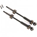 TRAXXAS - DRIVESHAFTS FRONT STEEL-SPLINE CONSTANT-VELOCITY (COMPLETE ASSEMBLY) (2) 9051X