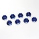 KYOSHO - STEEL FLANGED NUTS M4X4.5 - BLUE (8) 1-N4045F-B