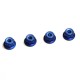 KYOSHO - ECROUS NYLSTOP EPAULES M4X4.5 ALU. BLEU (4) /1342 1-N4045FNA-B