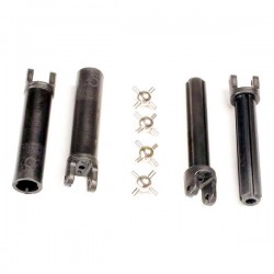 TRAXXAS - HALF SHAFTS LONG TRUCK (EXTERNAL-SPLINED (2) & INTERNAL-SPLINED (2)/ METAL U-JOINTS (4) 1951