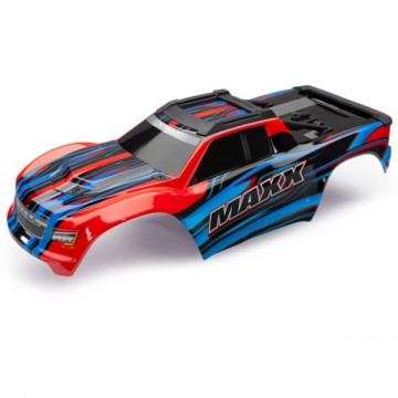 TRAXXAS - CARROSSERIE MAXX PEINTE ET DECOREE ROUGE X 8911P