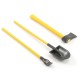 FASTRAX - 3-PIECE PAINTED HAND TOOLS SHOVEL/AXE/PRY BAR FAST2339